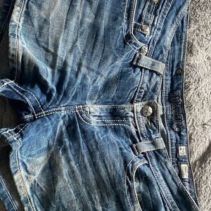 Miss Me Distressed Blue Denim Jeans